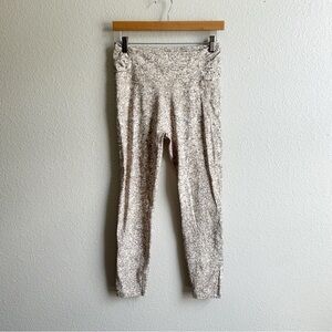 Zyia Bentonite Ruched Pocket Hi-Rise Leggings Women’s Size 6-8 Medium Tan